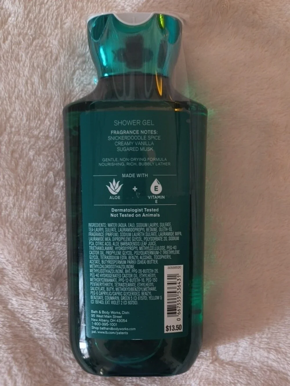 Bath & Body Works JOY Sugared Snickerdoodle Shower Gel - Green